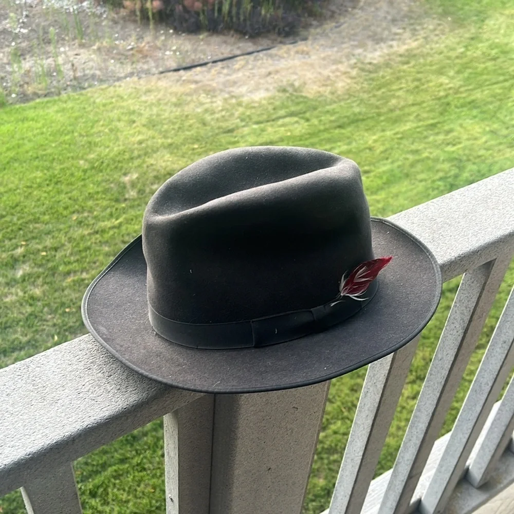 STETSON MALLORY VINTAGE BROWNFELT HAT